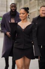 SAWEETIE Arrives at Courreges Fashion Show at Paris Fashion Week 02/28/2024