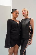 SAWEETIE Arrives at Courreges Fashion Show at Paris Fashion Week 02/28/2024