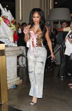 SAWEETIE Arrives at Fanatics Event in Las Vegas 02/10/2024