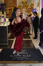 SAWEETIE Hosted an Event at Creed Store in Beverly Hills 02/22/2024