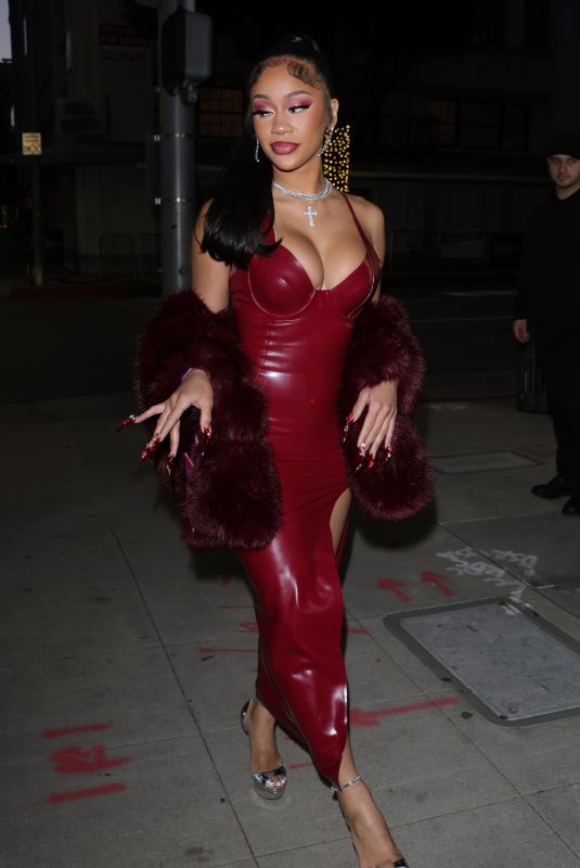 SAWEETIE Hosted an Event at Creed Store in Beverly Hills 02/22/2024