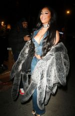 SAWEETIE Leaves The Mulberry Bar in New York 02/07/2024