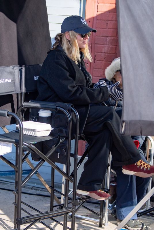 SCARLETT JOHANSSON Directing on the Set of Eleanor, the Great in New York 02/26/2024