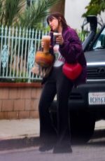SCOUT WILLIS Out Visit Her Sister Tallulah in Los Angeles 02/24/2024