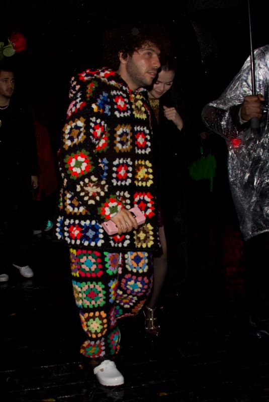 SELENA GOMEZ and Benny Blanco Arrives at Gucci