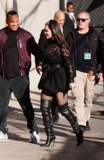 SELENA GOMEZ Arrives at Jimmy Kimmel Live in Los Angeles 02/23/2024