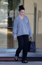 SELENA GOMEZ Leaves Her Rare Beauty Offices in Los Angeles 02/21/2024