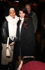SELENA GOMEZ Night Out in Paris 02/18/2024
