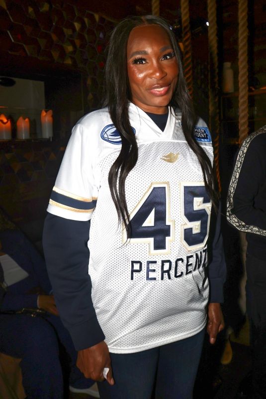 SERENA WILLIAMS Arrives at a WME Sports Party for Super Bowl in Las Vegas 02/09/2024