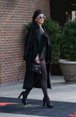 SERINDA SWAN Leaves Bowery Hotel in New York 02/12/2024