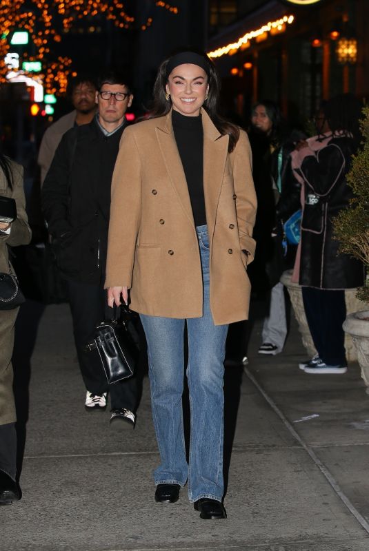 SERINDA SWAN Night Out in New York 02/12/2024