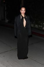 SHANINA SHAIK Leaves 2024 Pre-Grammy House Party in Los Angeles 02/02/2024