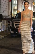 SHARINA GUTIERREZ Arrives at PatBo Show at New York Fashion Week 02/11/2024
