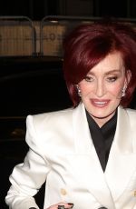 SHARON OSBOURNE Leaves Fortune Theatre in London 01/28/2024