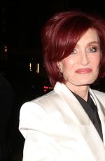 SHARON OSBOURNE Leaves Fortune Theatre in London 01/28/2024