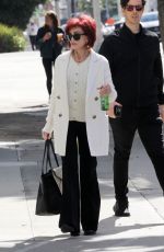 SHARON OSBOURNE Out and About in Los Angeles 02/09/2024