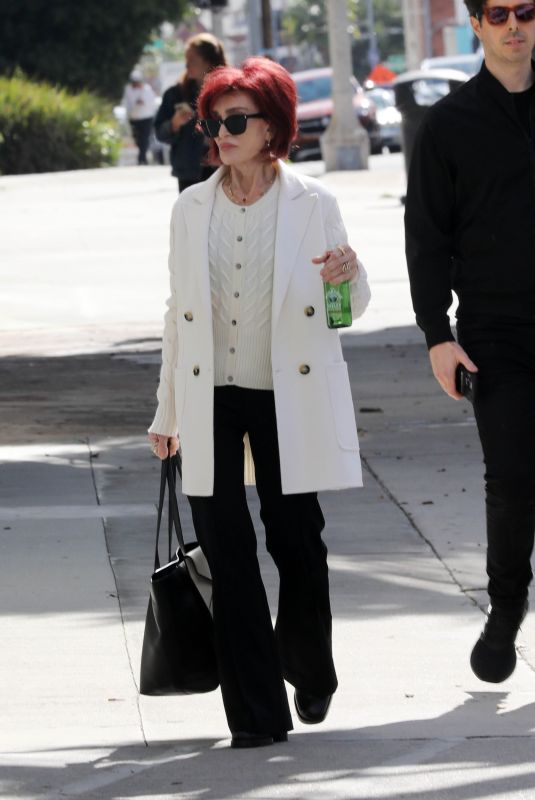 SHARON OSBOURNE Out and About in Los Angeles 02/09/2024