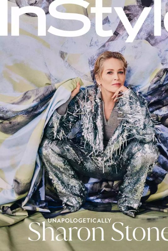 SHARON STONE for Instyle Magazine, February 2024