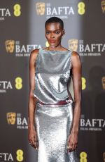SHEILA ATIM at EE Bafta Film Awards 2024 in London 02/18/2024