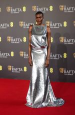 SHEILA ATIM at EE Bafta Film Awards 2024 in London 02/18/2024