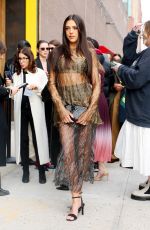 SISTINE STALLONE Arrives at Jason Wu Fashion Show in New York 02/11/2024