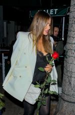 SOFIA VERGARA Leaves Finner at Cipriani in Beverly Hills 02/24/2024
