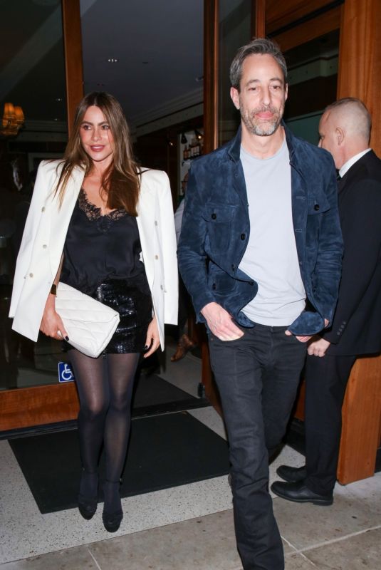 SOFIA VERGARA Leaves Finner at Cipriani in Beverly Hills 02/24/2024