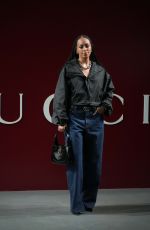 SOLANGE KNOWLES at Gucci Show at Milan Fashion Week 02/23/2024