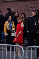 SONG YUQI Arrives at Fendi Fashion Show in Milan 02/21/2024
