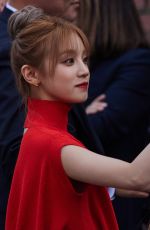SONG YUQI Arrives at Fendi Fashion Show in Milan 02/21/2024