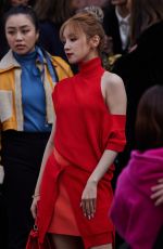 SONG YUQI Arrives at Fendi Fashion Show in Milan 02/21/2024