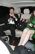 SOPHIE ELLIS-BEXTOR Leaves Netflix BAFTA Awards Afterparty in London 02/18/2024
