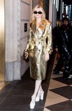 SOPHIE SUMNER Arrives at Christian Siriano Fall/Winter 2024 Show at New York Fashion Week 02/08/2024