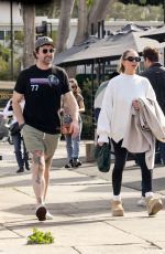 STASSI SCHROEDER and Beau Clark on a Lunch Date in Los Angeles 02/23/2024