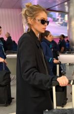 STELLA MAXWELL Arrives at Los Angeles International Airport 02/04/2024