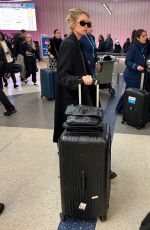 STELLA MAXWELL Arrives at Los Angeles International Airport 02/04/2024