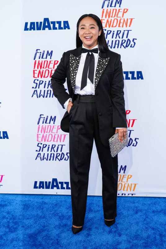 STEPHANIE HSU at Film Independent Spirit Awards in Santa Monica 02/25/2024