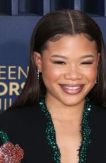 STORM REID at 30th Annual Screen Actors Guild Awards in Los Angeles 02/24/2024
