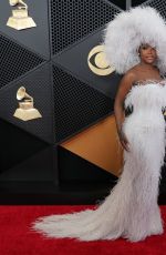 SUMMER WALKER at 66th GRAMMY Awards in Los Angeles 02/04/2024