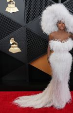 SUMMER WALKER at 66th GRAMMY Awards in Los Angeles 02/04/2024