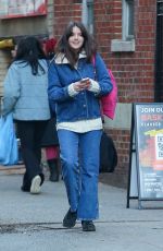 SURI CRUISE in Double Denim Out in New York 02/14/2024