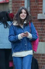 SURI CRUISE in Double Denim Out in New York 02/14/2024