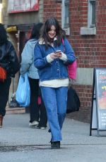 SURI CRUISE in Double Denim Out in New York 02/14/2024