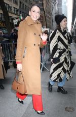 SUTTON FOSTER Arrives at Today Show in New York 02/27/2024
