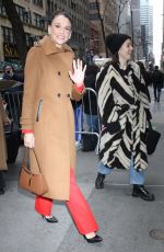 SUTTON FOSTER Arrives at Today Show in New York 02/27/2024