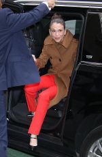 SUTTON FOSTER Arrives at Today Show in New York 02/27/2024