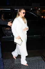 SYDNEY SWEENEY Arrives at Her Hotel in New York 02/28/2024