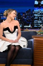 SYDNEY SWEENEY at Tonight Show Starring Jimmy Fallon in New York 02/27/2024