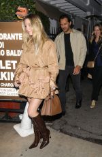 SYDNEY SWEENEY Out for Dinner with Jonathan Davino at Giorgio Baldi in Santa Monica 02/09/2024