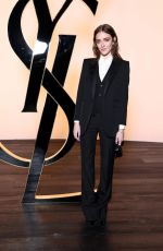 TALIA RYDER at Saint Laurent Womenswear Fall/winter 2024-2025 Show at Paris Fashion Week 02/27/2024